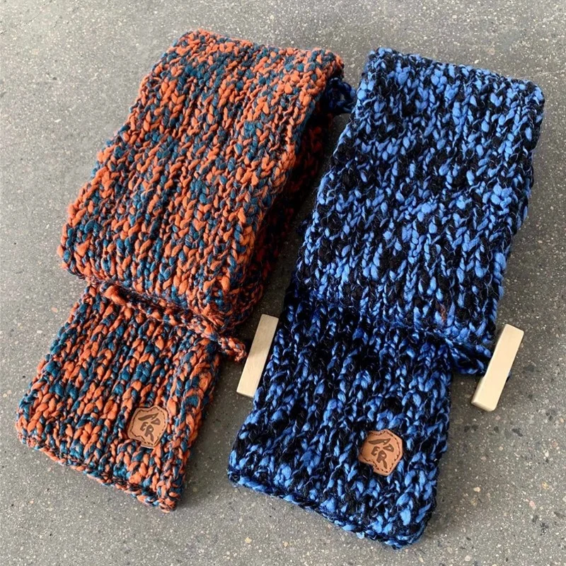 

Colorful Scarf ADER ERROR Best Quality Fashion Adererror Wooden Shelf Tops Knit Tees Men Women 2021FW