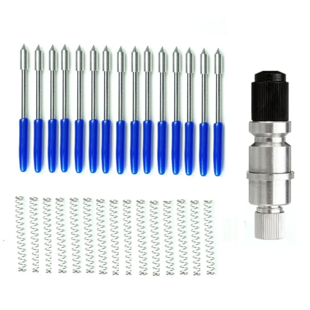 Для CB09 CB09U Основание держателя лезвия Graphtec с 15 шт. (60 градусов) лезвиями для резки