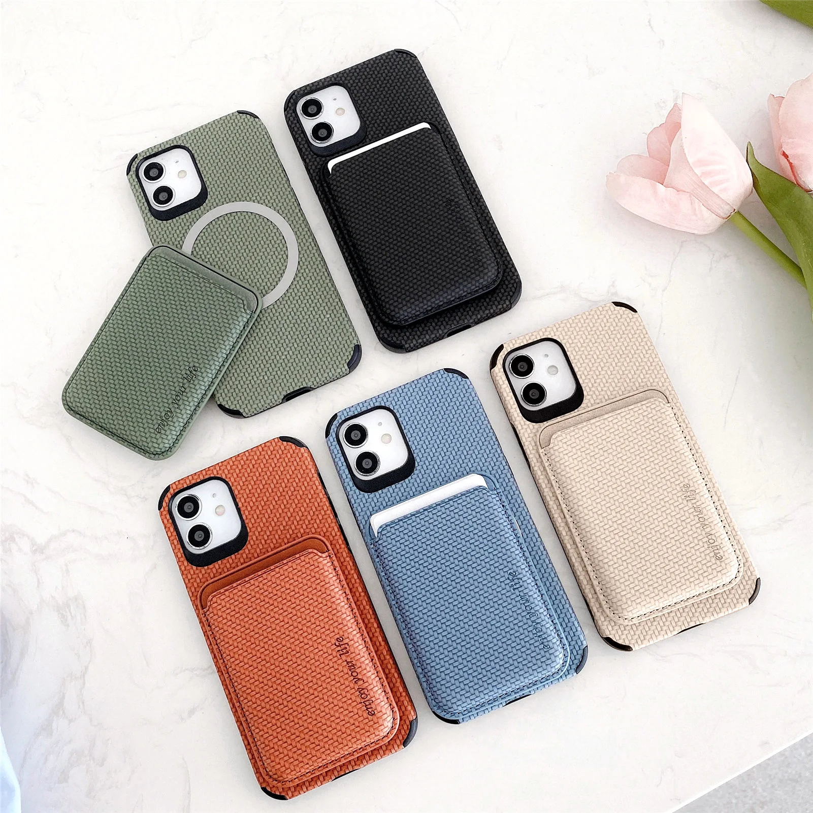 

14 Pro Plus For iPhone 13 12 11 Max Mini X Xs XR 7 8 SE 2020 Original For Magsafe Magnetic Wireless Charging Case Leather Cover