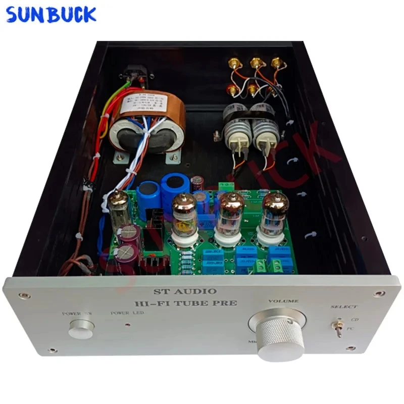 Трубчатый предусилитель 12AX7B ECC83 SUNBUCK, подобно Marantz 7, Стабилизация напряжения, цепь 2SK1170 FET HIFI 6X4 6Z4, трубчатый предусилитель, аудио (art.: 3920ca14487eb) - 3920ca14487eb