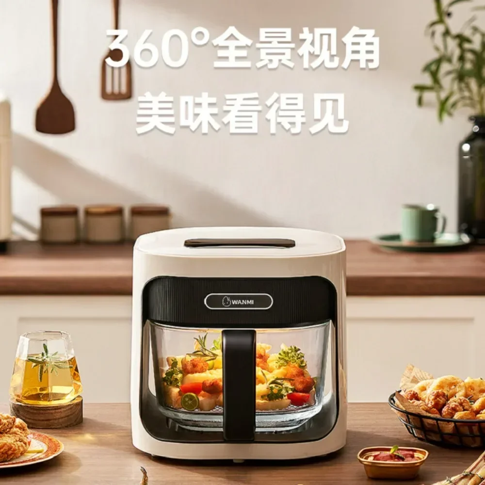

wanmi 4.5L Air fryers household intelligent transparent visual electric oven automatic multifunctional integrated machine 220V