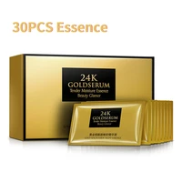 24k gold moisturizing face essence repair dry loose skin beauty anti agingwrinkle skin care lighten fine lines face serum 30pcs