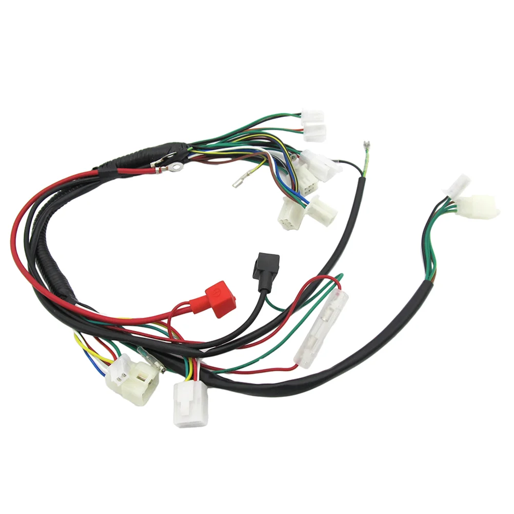 

Dirt Bike 50 70 90 110CC CDI Wire Harness Assembly Ignition Switch ATV Start Quad