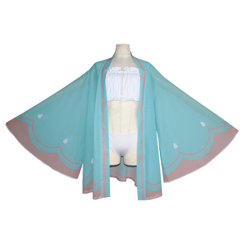 

Genshin Impact Barbatos Хэллоуин Косплей Аниме игра 2D купальник школьная форма костюм женская одежда