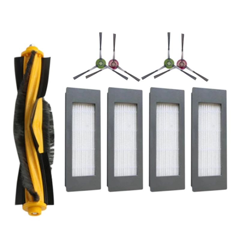 

9Pcs Replacement Spare Main Side Brush HEPA Filter Kit For Ecovacs Deebot Ozmo 900 DN5G Robot Vacuum Cleaner Household