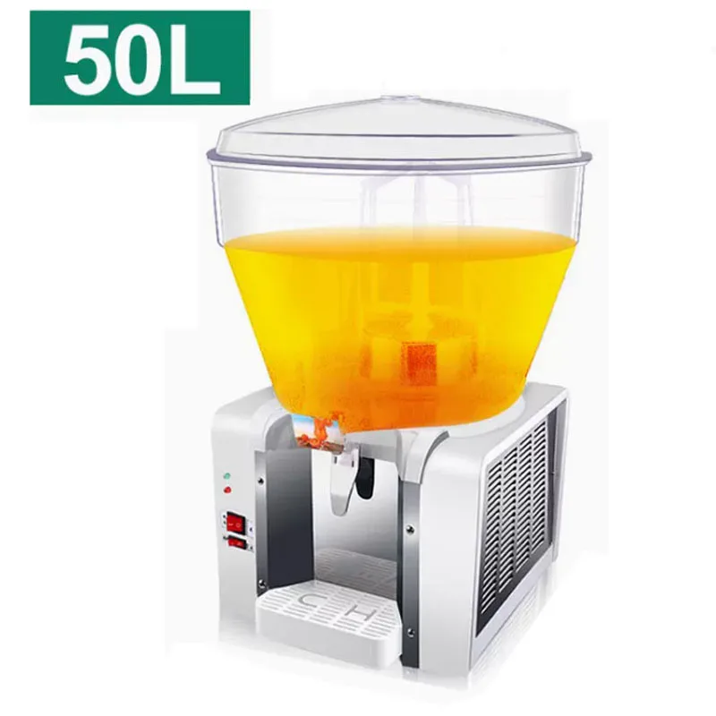 

Cold Drink Machine Commercial Large Capacity 50L Round Cylinder Beverage Spray/Mixing Buffet Juice Maker