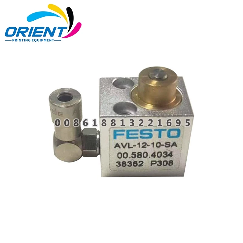 

00.580.4034 Air Cylinder Short Stroke Cylinder AVL-12-10-SA-21468 For Heidelberg SM52 PM52 SM74 Offset Printing Machine Parts