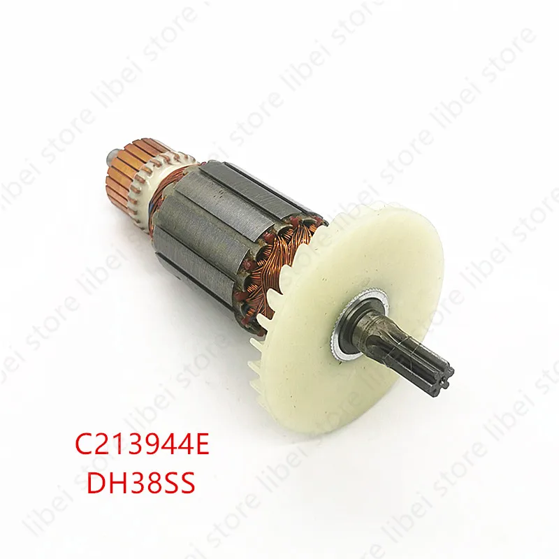 Якорь C213944E 360875E для HITACHI DH38MS DH38SS DH38YE2, 6 зубьев, AC220-240V, ротор для перфоратора, аксессуар для электроинструмента (art.: 3920daf65a3ee) - 3920daf65a3ee
