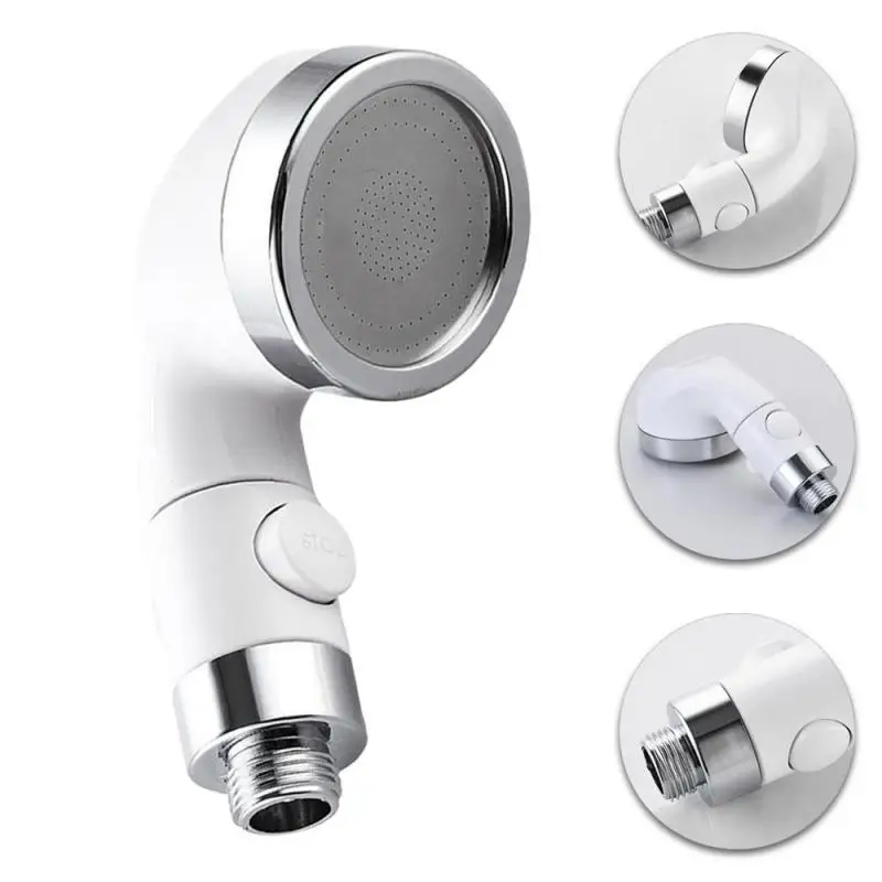 

Shower Head 3 Mode Adjustable High-Pressure Showerhead One-key Stop Water Saving Massage Eco Shower Head Bathroom Accessories