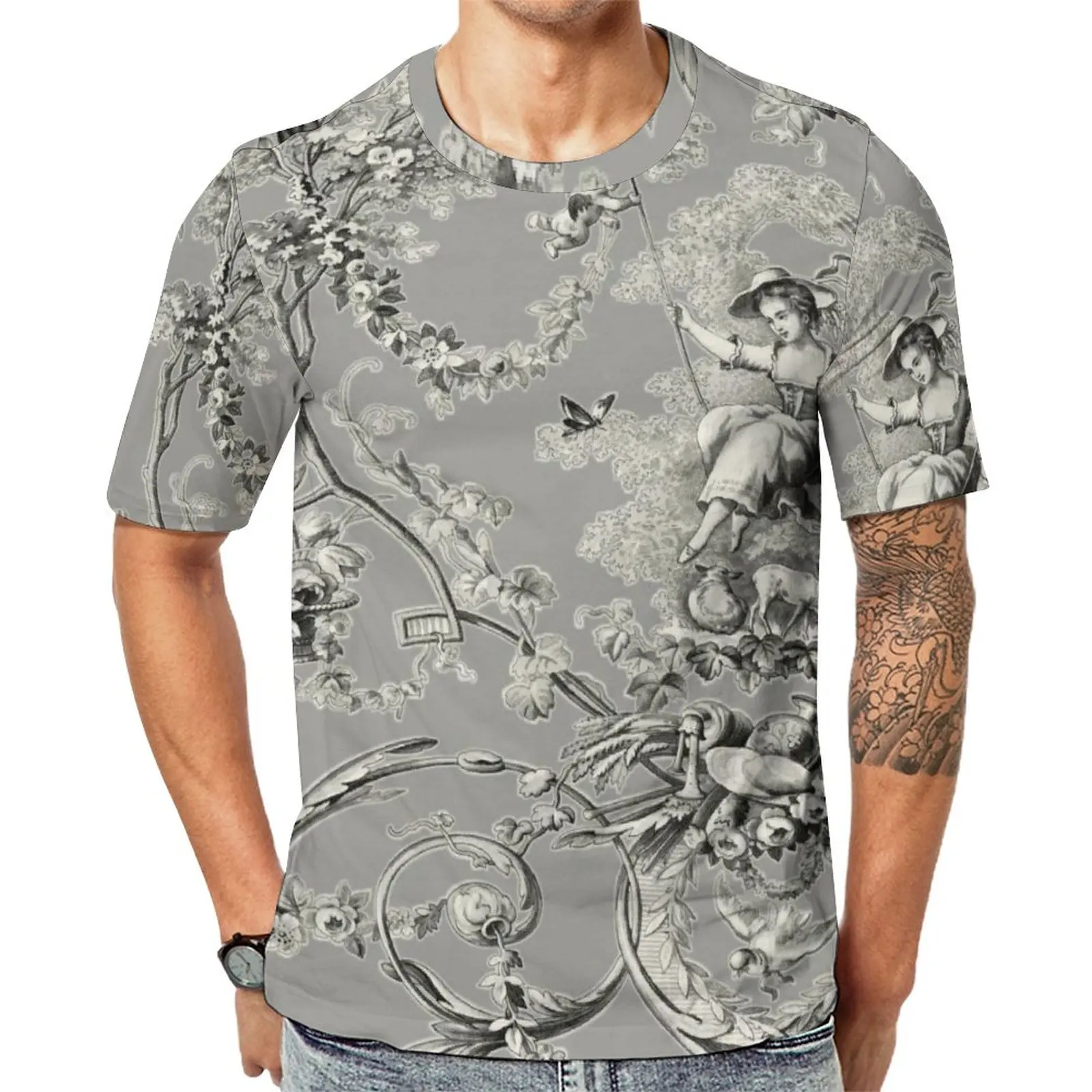 

Футболка мужская с коротким рукавом, 100% хлопок, с круглым вырезом