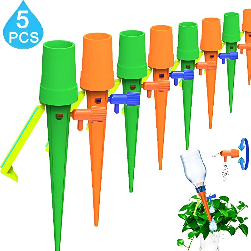 

5/3/1PCS Automatic Drip Irrigation Self Watering System Dripper Spike Kits Garden Household Plant Flower Automatic Waterer Tools