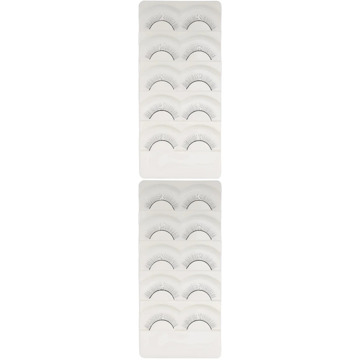 

10 Pairs Training Eyelash Strip Mimic Natural Eyelash Training Extensions Eyelash