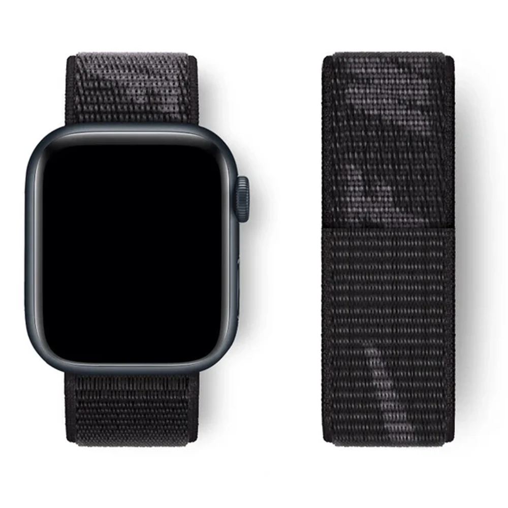Ремешок для Apple Watch Band 45 мм 44 42 41 49 40 38 нейлоновый браслет Correa iwatch series 8 9 7 6 5 4 3 SE Ultra 2