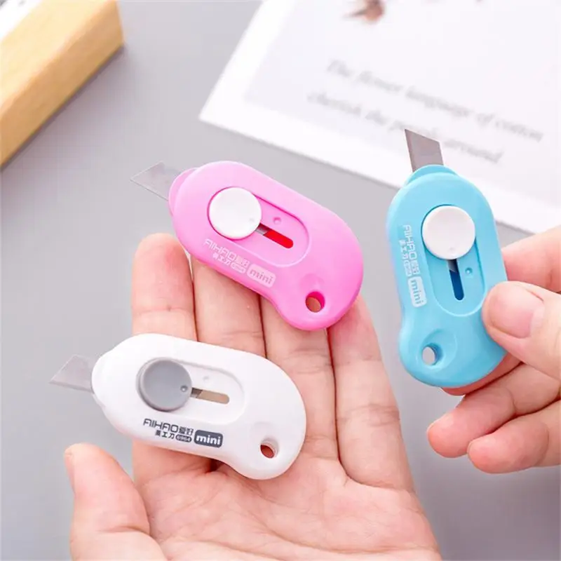 

Smooth Surface Box Opener 6 4cm The Knife Safe Office Paper Cutter Mini Portable Knife Environmentally Friendly Letter Opene