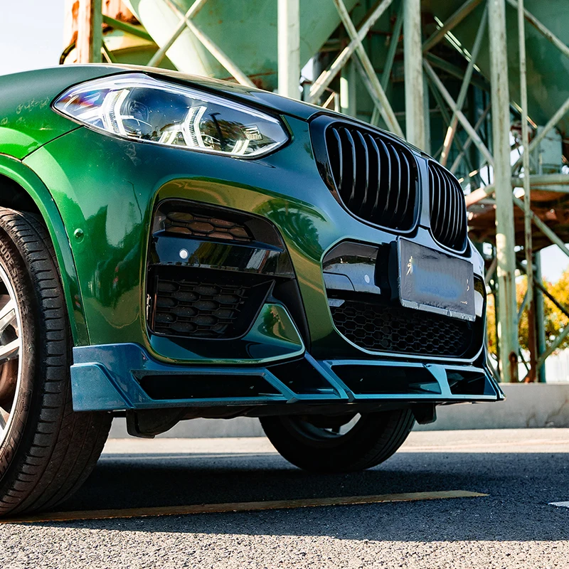 Заводская цена для bmw G01 G02 2018y X3 X4 передняя губа соревнование автомобиль диффузор
