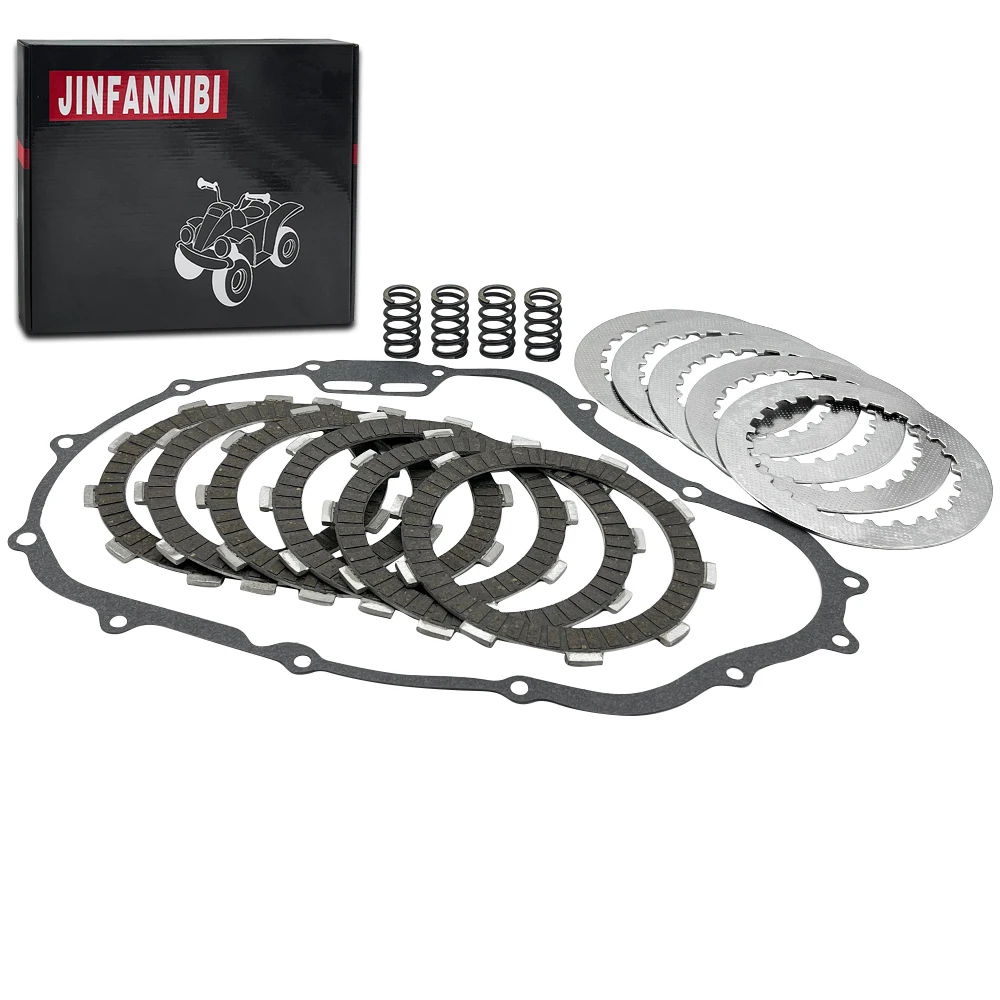 Complete Clutch Kit Heavy Duty Springs and Cover Gasket Compatible for Honda FourTrax300 TRX300 2x4 1998-2000