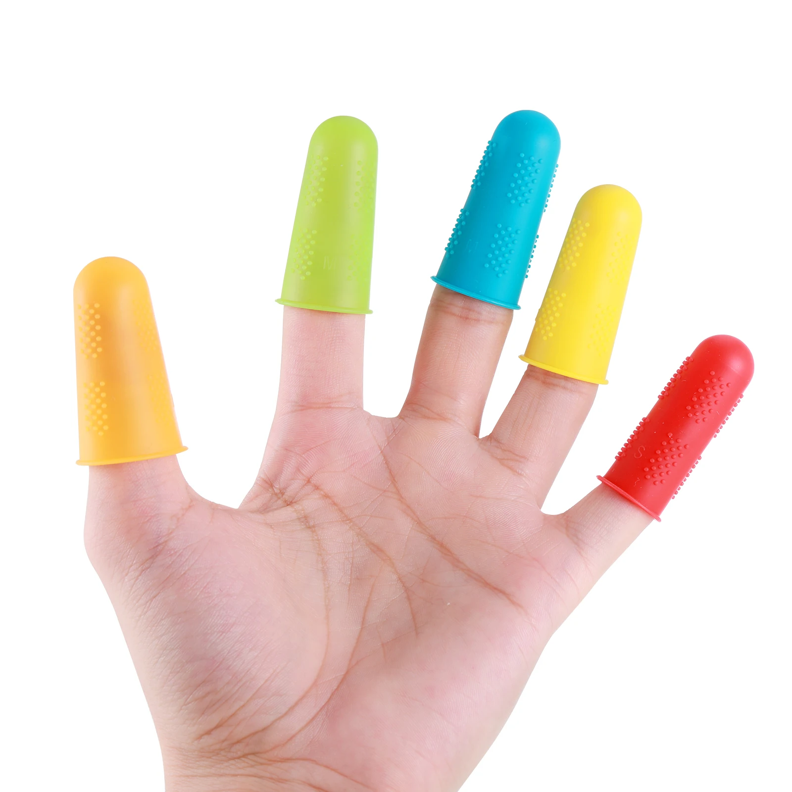 

5 Pieces Silicone Hand Protector Sleeves Cover Kitchen Tools Supplies