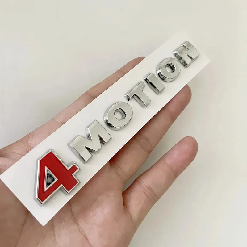 Фото 3D-буквы из ABS-пластика для автомобилей Passat B6, Polo, Tiguan, Touareg, Golf MK4, наклейка 4 MOTION, эмблема 4MOTION, аксессуары №3