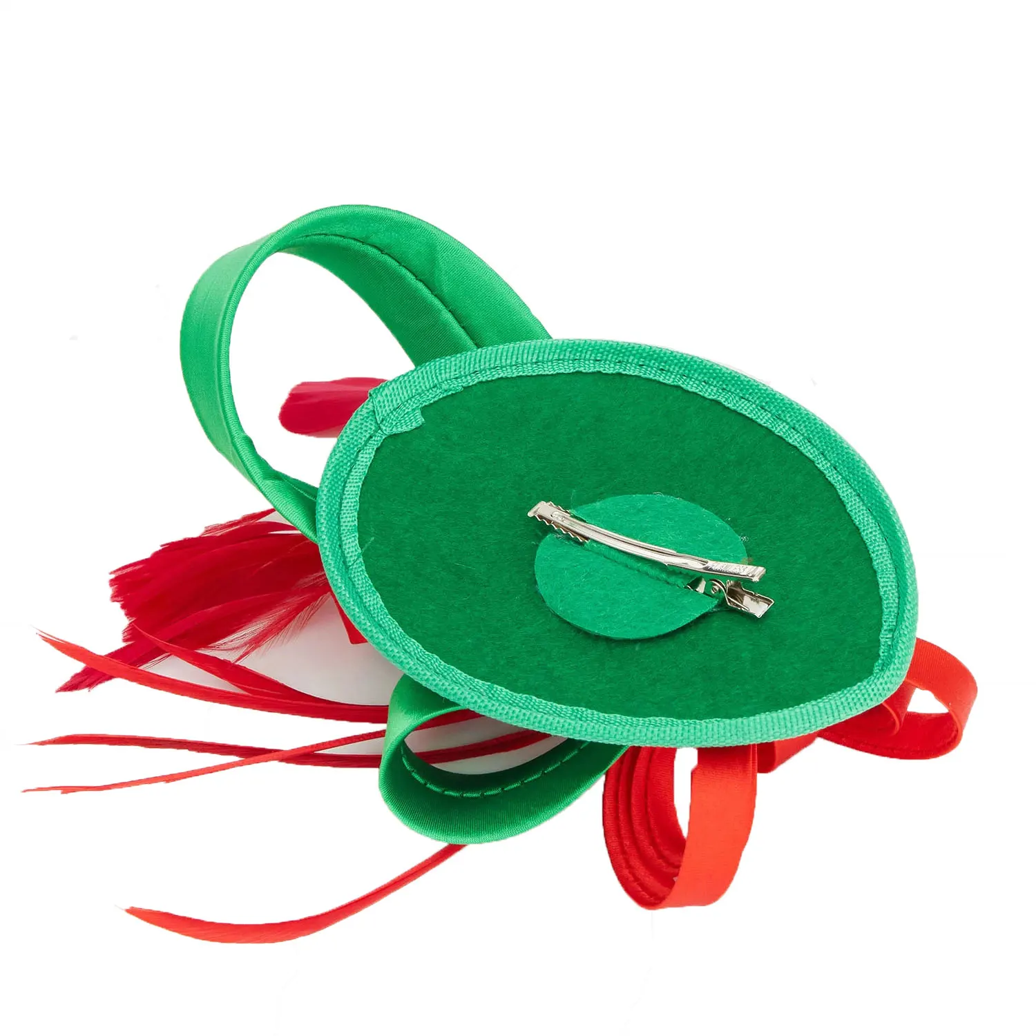 Женская шляпка-Вуалетка обруч для волос в виде цветов и перьев