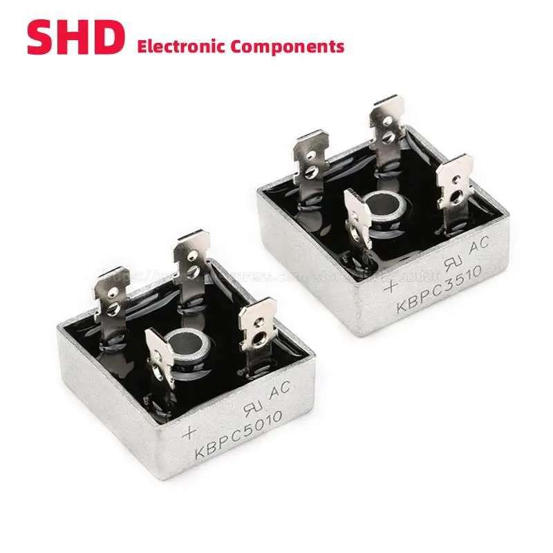 KBPC1510 KBPC2510 KBPC3510 KBPC5010 15A 25A 35A 50A 1000V 1KV силиконовый мостик выпрямители DIP 4Pin