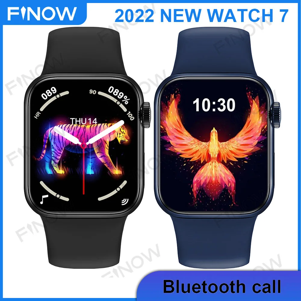

Смарт-часы Finow Hw37 Plus, умные часы серии 7 с NFC, Беспроводная зарядка, Смарт-часы для Android IOS PK Iwo Hw7 Max Fly7Pro, 2022