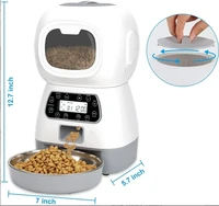 pet feeder explosion model 3 5l automatic feeder fixed point feeder manual feeding dog and cat feeder