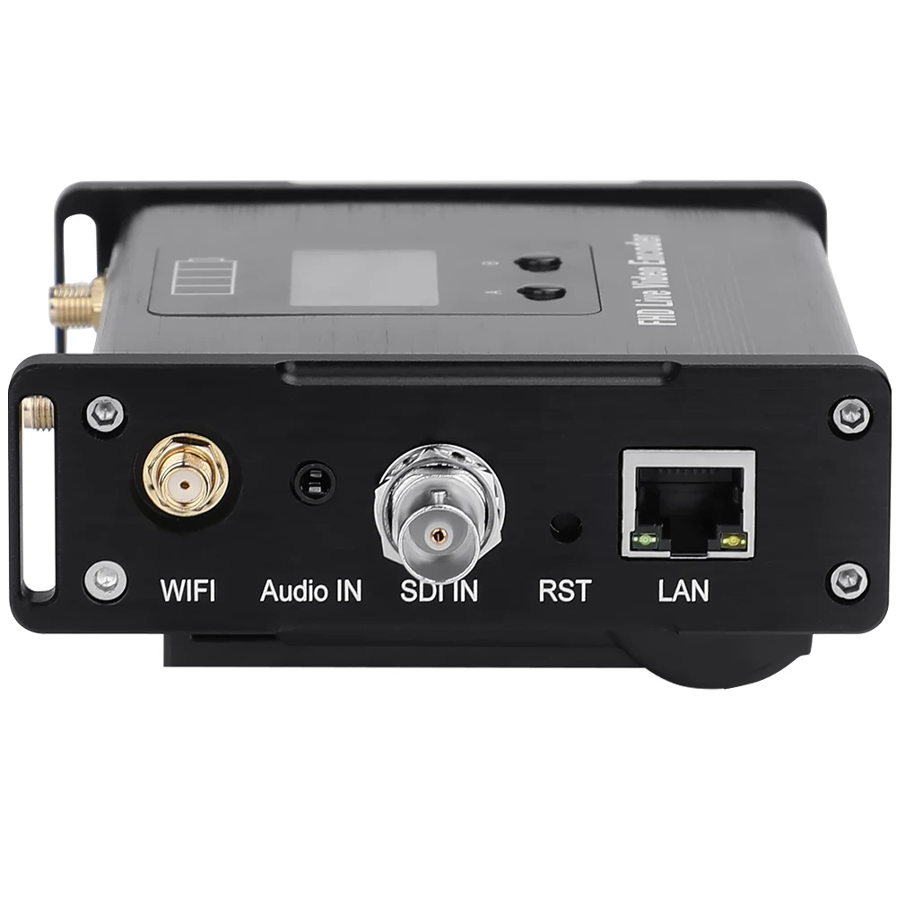 Фото HD H.265 H.264 Sdi to Ip SRT UTP RTSP RTMP RTMPS 4g Wi-Fi Видеокодер Поддержка аккумулятора для потоковой передачи в реальном времени №5