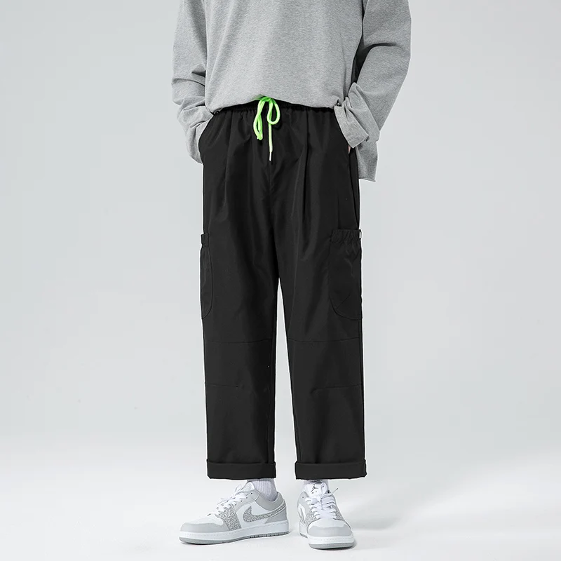 

Men Cargo Pants Big Pocket Harem Pants Male Hip Hop Trousers Casual Joggers Fashion Men Overalls Streetwear Japanese Sweatpants