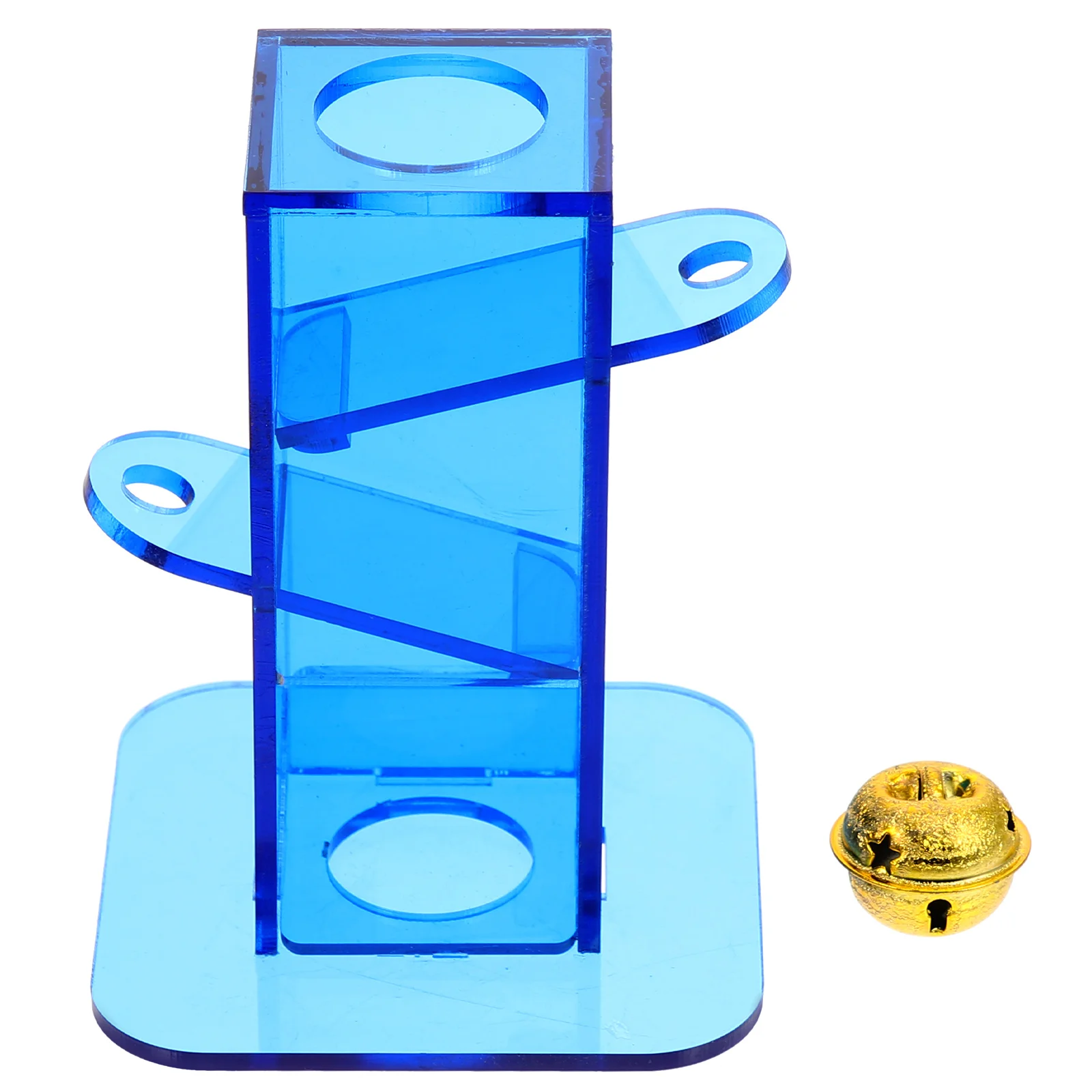 

Toy Bird Parrot Toys Cockatiel Intelligence Foraging Bite Cage Chew Trick Training Bell Trainer Parrots Tower Tabletop Perches