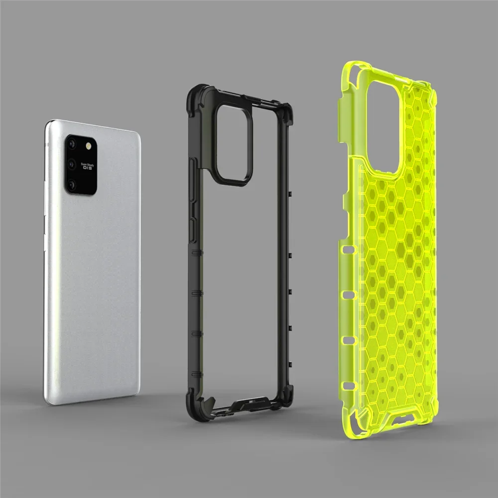 Фото Противоударный чехол из ТПУ + ПК с жесткой задней крышкой для Samsung Galaxy S10 Lite Note 10 Lite S10 Lite Note 10 Lite, чехлы для телефонов Coque Fundas №3