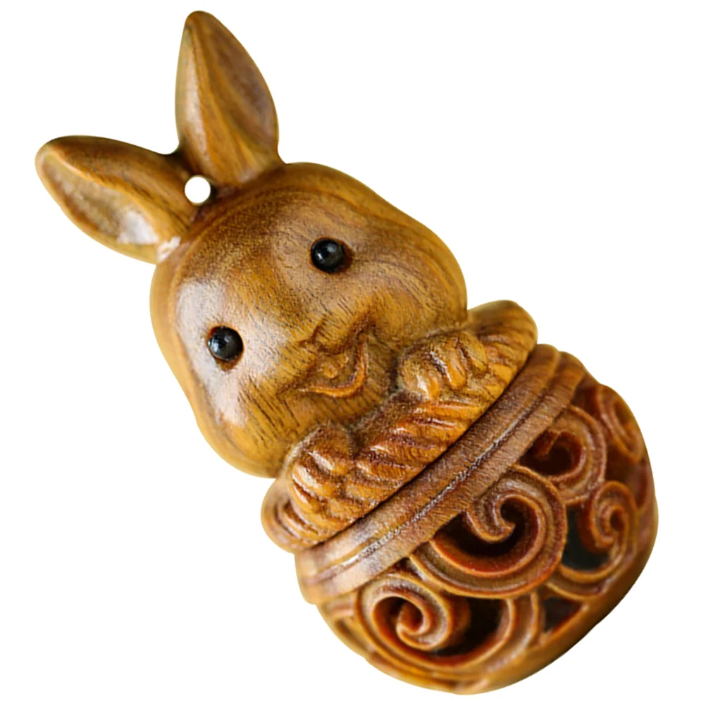 

Diffuser Rabbit Pendant Essential Oil Locket Keychain Charms Aroma Carwood Bunny Aromatherapy Necklace Charm Diy Sachet Wooden