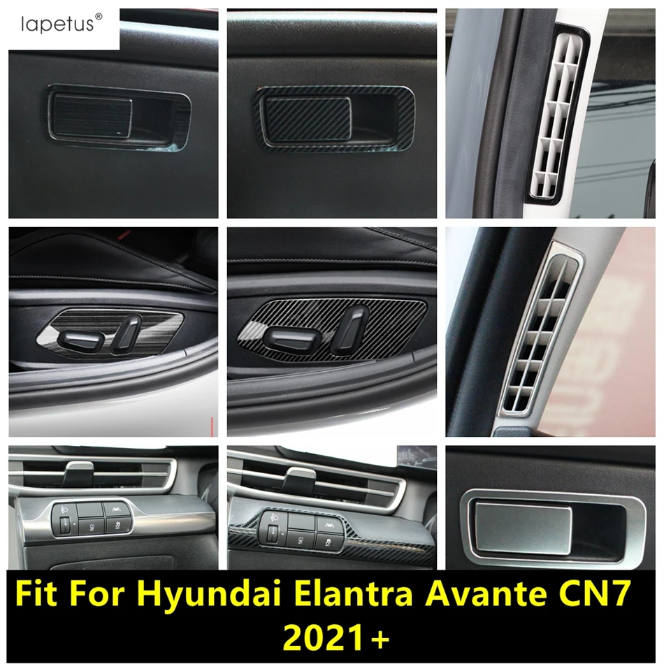 

Pillar A Air / Head Light / Glove Box Sequin/ Seat Adjust Panel Cover Trim Accessories For Hyundai Elantra Avante CN7 2021 -2023