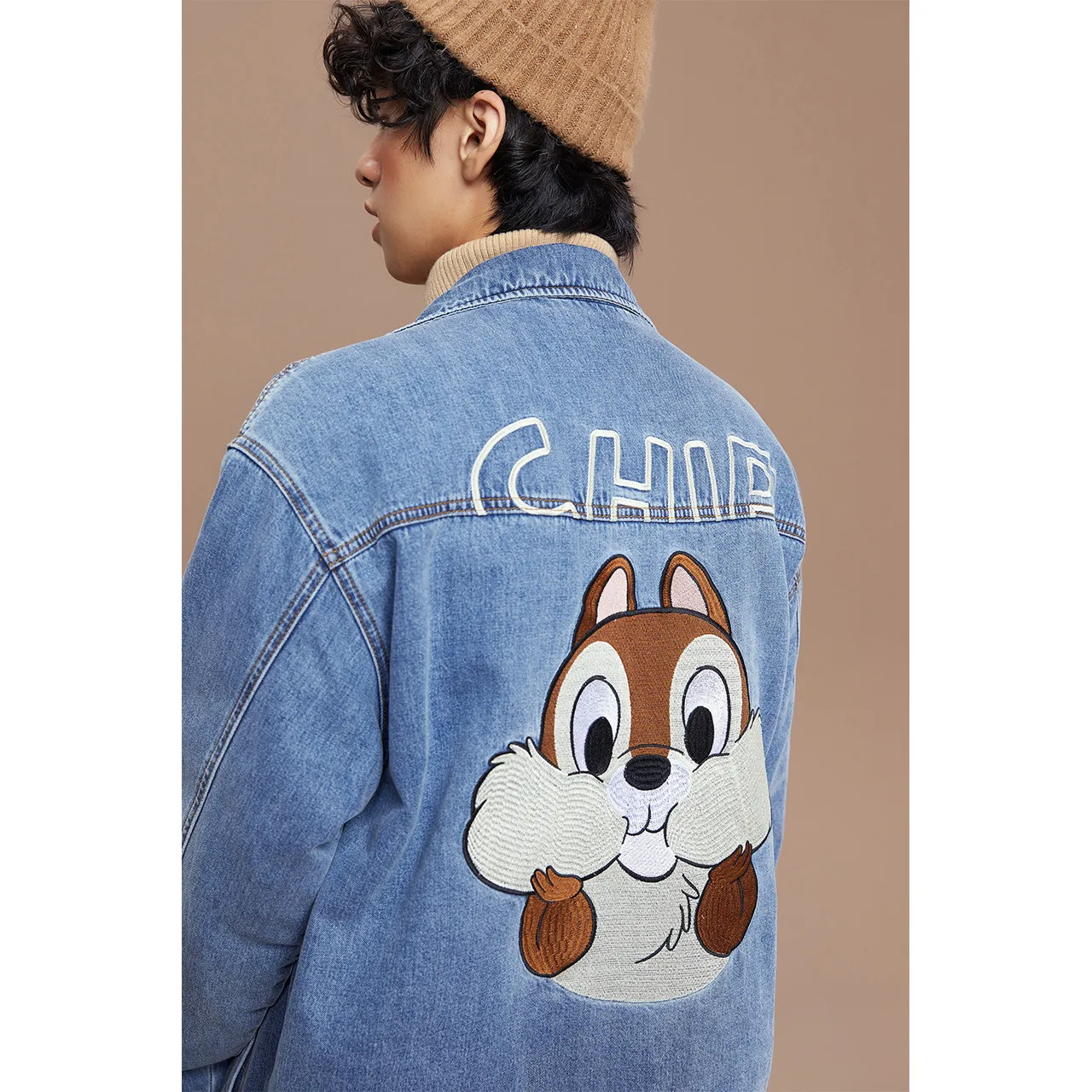 Metersbonwe Mmen's Casual Pure Cotton Woven Denim Coats Winter Casual  Cotton-Padded Jacket Male Warm Short Loose Denim Jackets