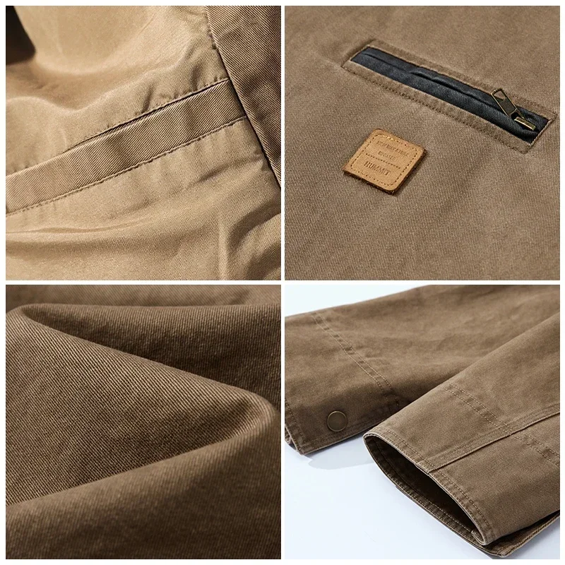 Мужская винтажная куртка Ami Ka Ji