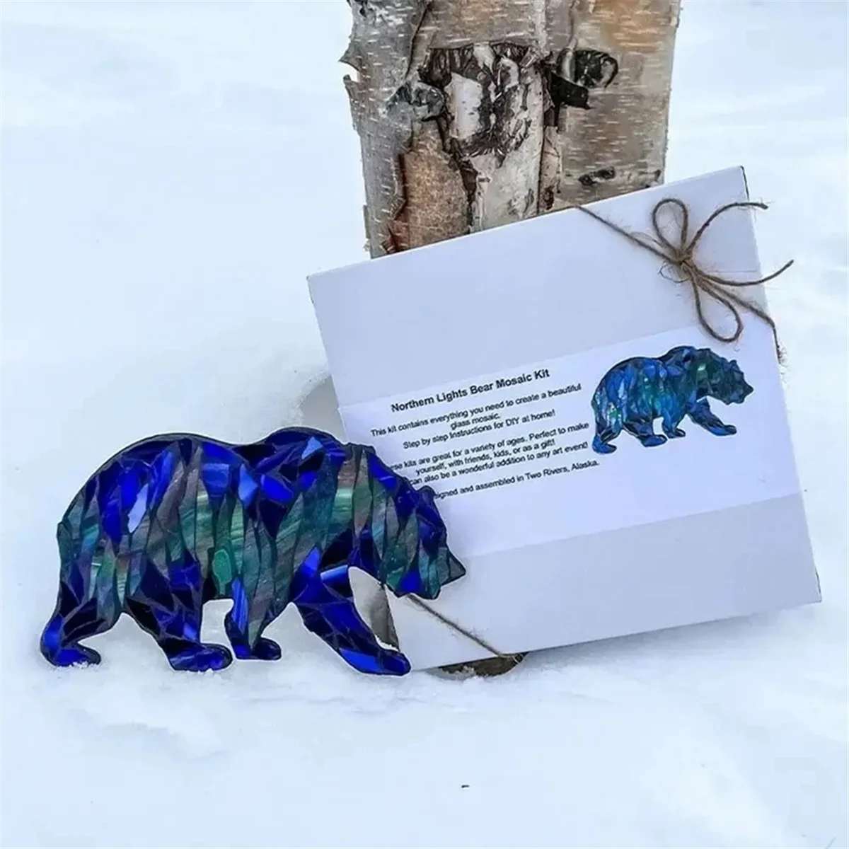 2 шт. DIY Mountain Range мозаичный комплект забавный подсолнух гриб витраж CAU30t лиса