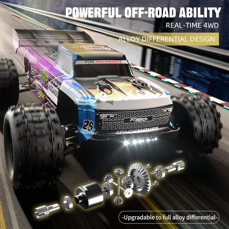 JJRC 1/14 супер бесщеточный 70 км 4WD Радиоуправляемый автомобиль со стандартным