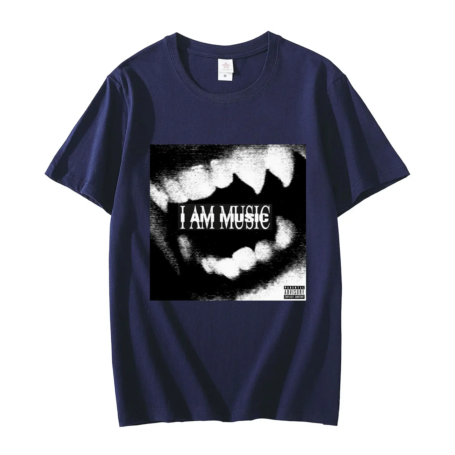 Фото Рэпер Playboi Carti I Am Music Merch футболка для мужчин и женщин винтажная модная футболка в стиле хип-хоп летняя повседневная хлопковая футболка большого размера №5