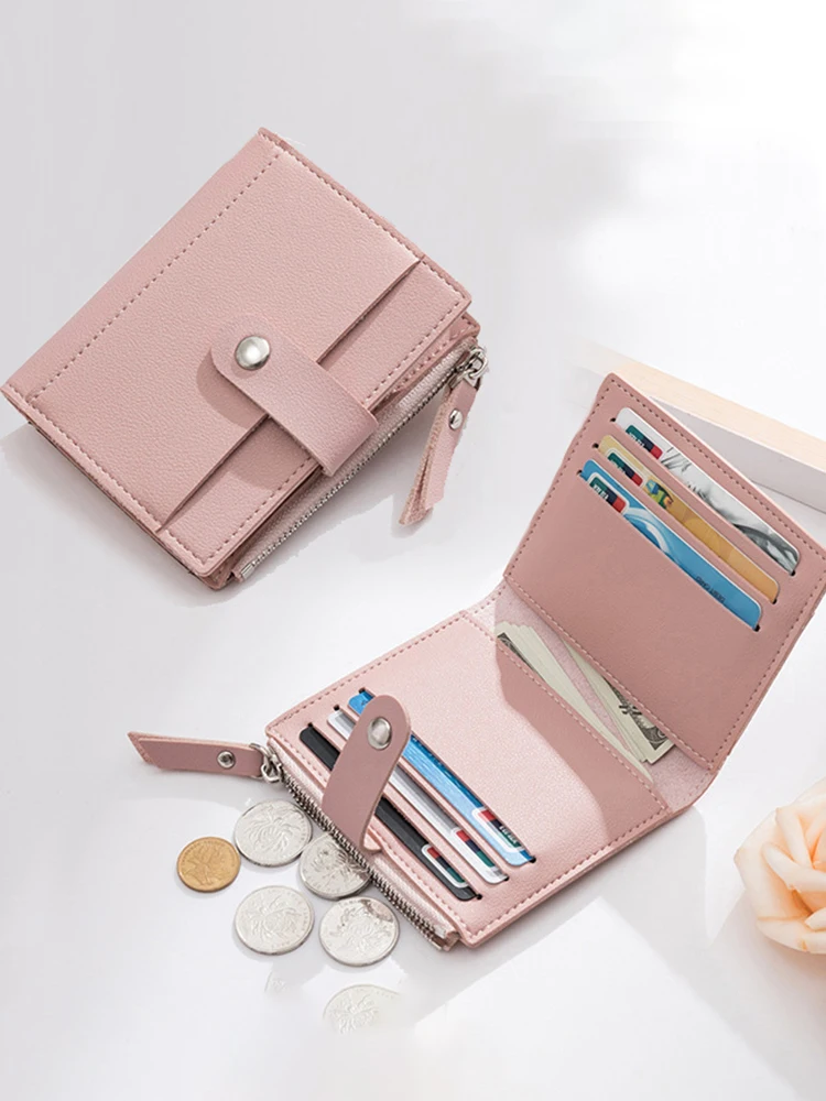 Fancy Lovely Smile Card Holder Luxury Genuine Leather Organ Portable Credit  Card Women Wallet Large Capacity Small Coin Purse - AliExpress