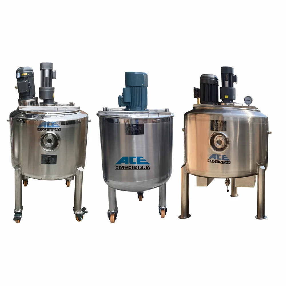 

Заводская цена, емкость для смешивания пищевого класса из нержавеющей стали 304 с электродвигателем л с мешалкой для эфирного масла