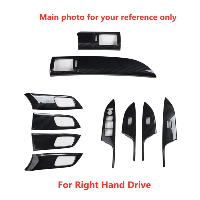 

Карбоновое волокно с принтом для правого руля Honda Accord 2014-2016, рукоятка рулевой двери, задняя крышка