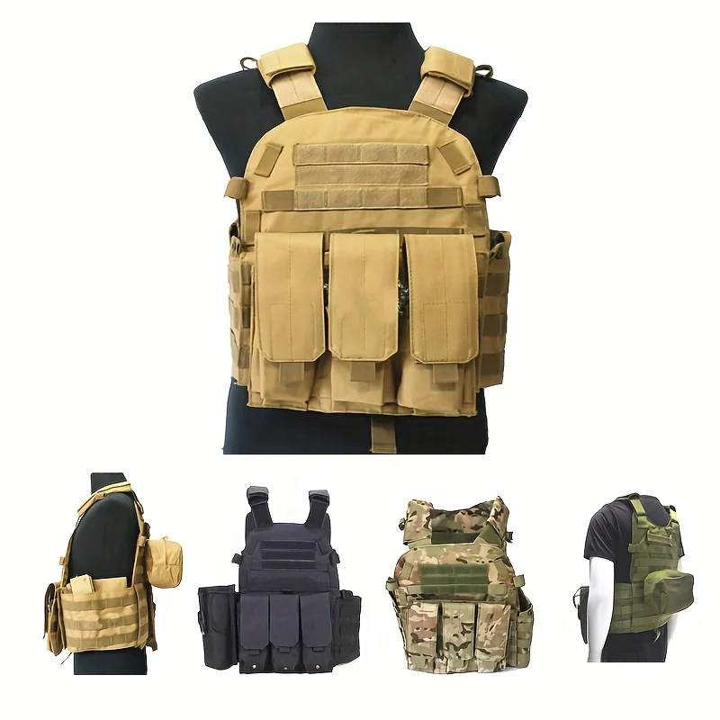 

600D Oxford Cloth Outdoor Vest, Multifunctional Combat Vest, Outdoor Training CS Equipment