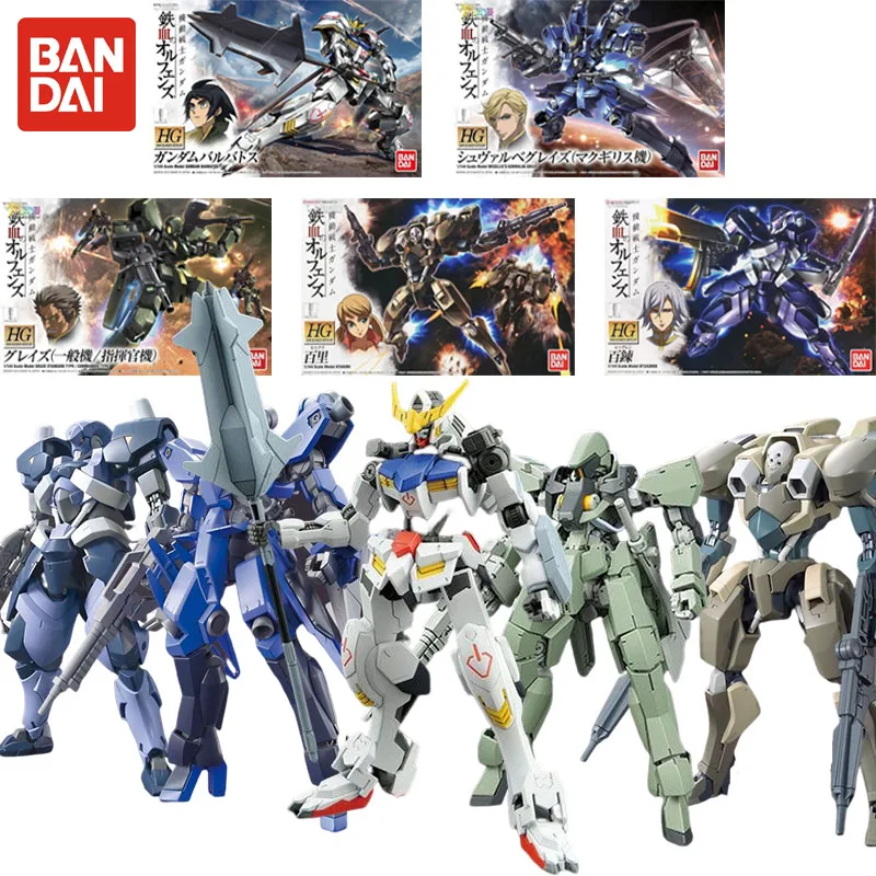 

Bandai Original Model Kit GUNDAM HG IBO BARBATOS GRAZE 1/144 Anime Action Figure Assembly Toys Collectible Model Gifts for Boys