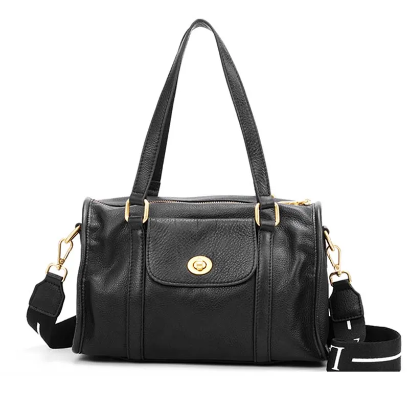 

Leather Women's Bag 2022 New Trendy Soft leather large-Capacity luxury Hand-Held pillow bag retro armpit shoulder messenger bag