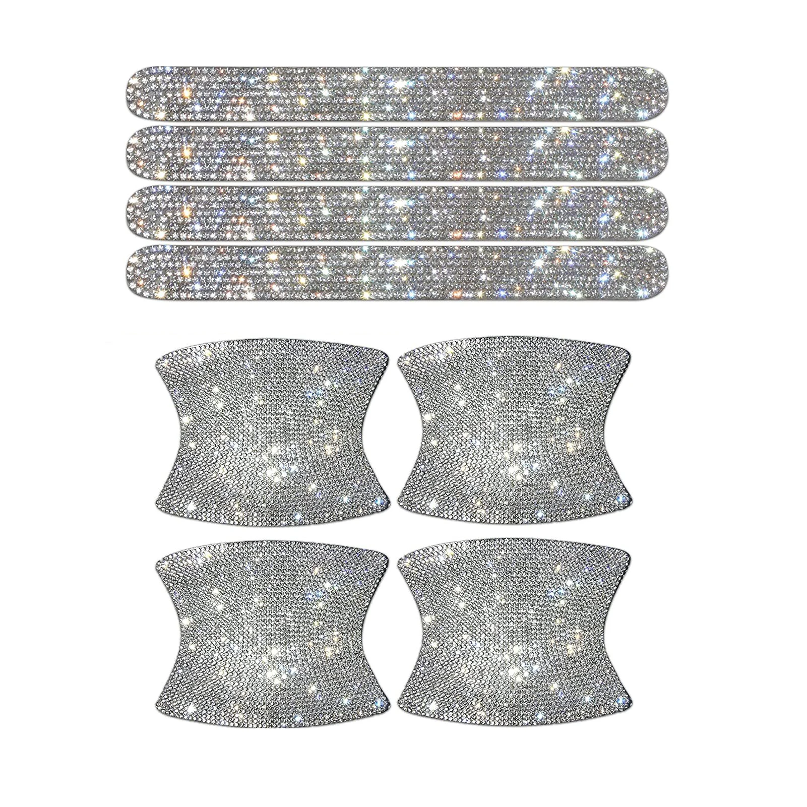 

8 шт., наклейки на дверные ручки автомобиля