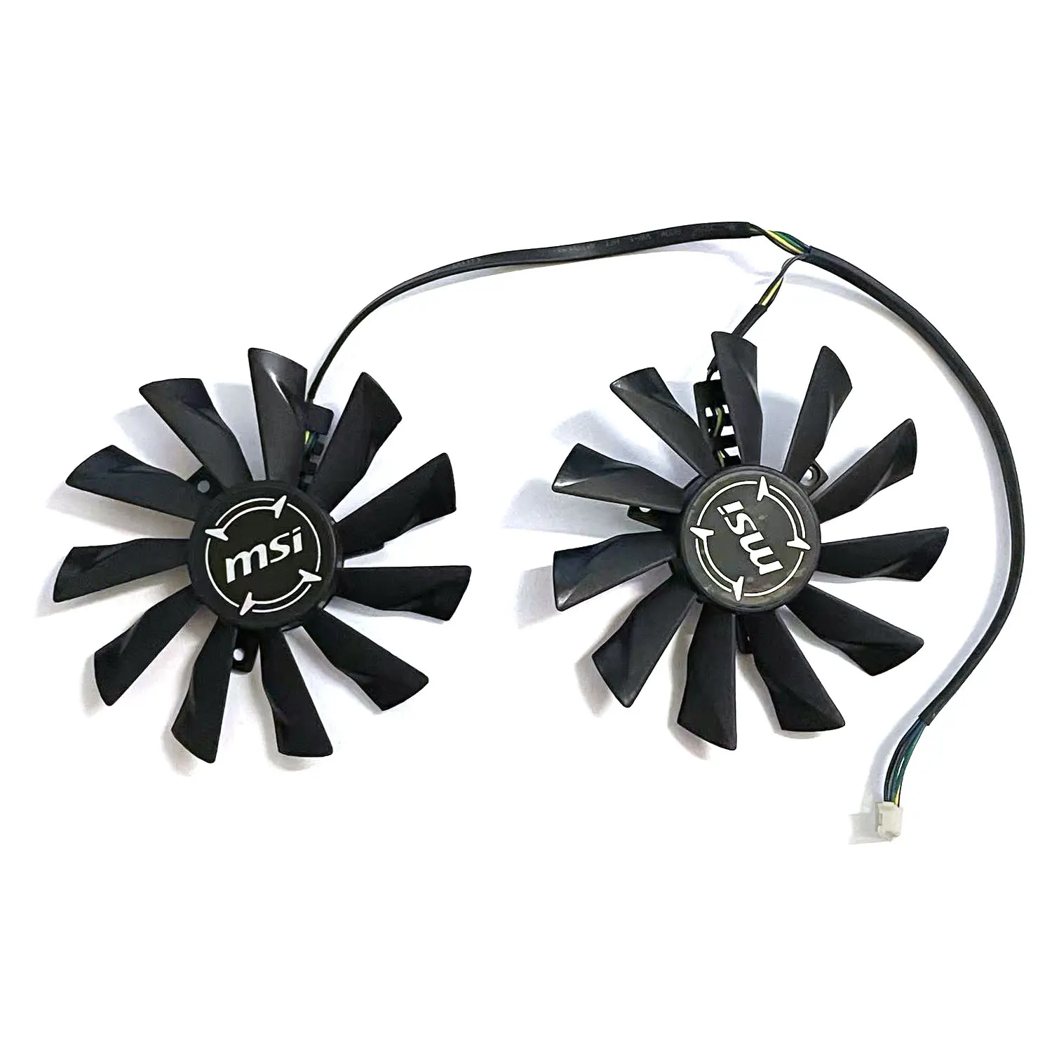 Фото Совершенно новые вентиляторы 95 мм 4PIN PLD10010B12HH 2 подходят для MSI GTX 960 970 980 980Ti GTX960 GTX970 GTX980 GTX980Ti ARMOR охлаждающий вентилятор №2