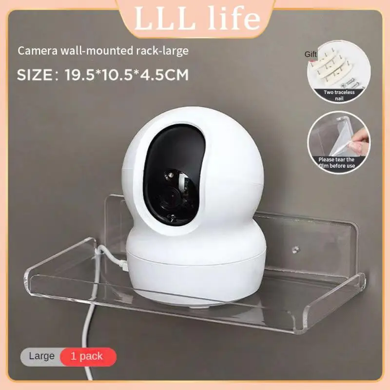 

Wall Mounting Shelf Saving Space Wall Mounted Storage Rack Top Box Hole Free Wall Hanger Self-adhesive Bracket Rack Small Items