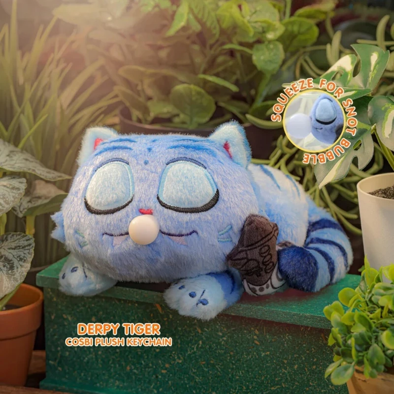 Фото Коллекционная серия плюшевых брелоков K-POP Demon Hunters DERPY TIGER COSBI: Сюрприз-бокс, загадочные украшения для дома, подарочные наборы-сюрпризы №5