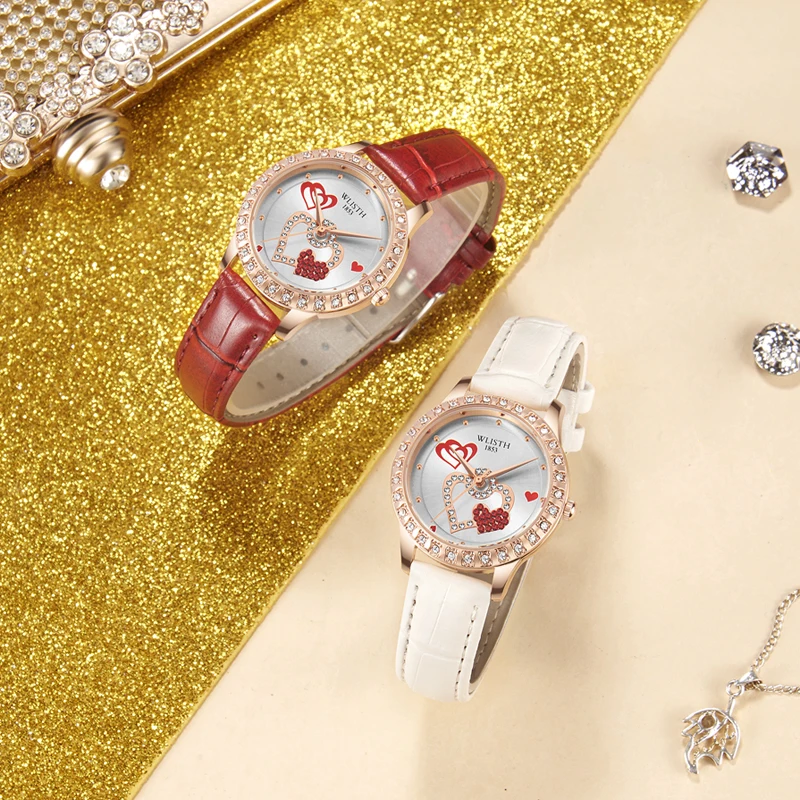 Китайские Кварцевые водонепроницаемые женские наручные часы WLISTH 1853, высококачественные часы с японским механизмом и керамическим ремешком, модные часы для женщин в подарок