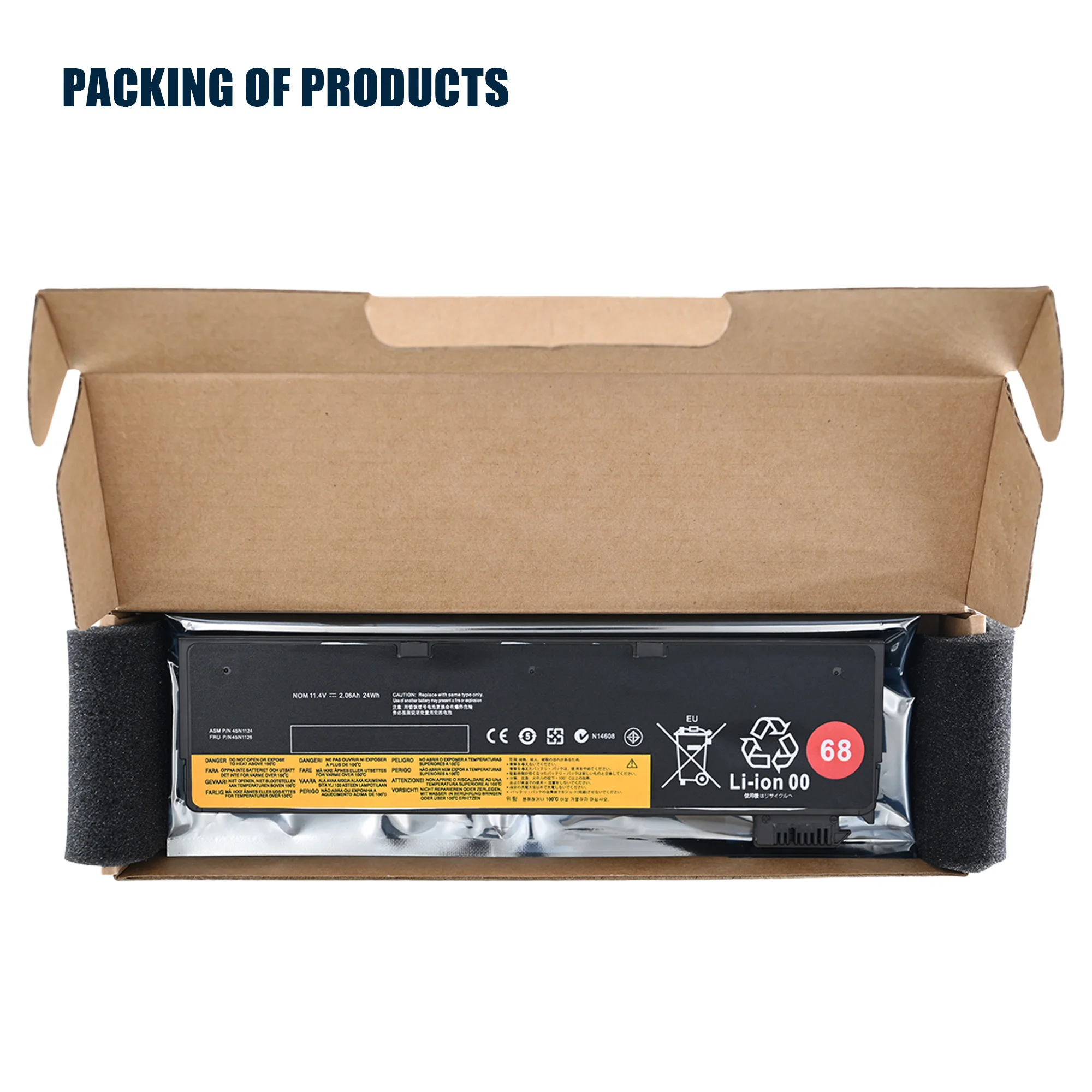 Фото НОВЫЙ аккумулятор 45N1126 для ноутбуков Lenovo ThinkPad X240 X250 X260 X270 T440 T440S T450 T450S T460 T460P T470P T550 T560 W550 W550S №4