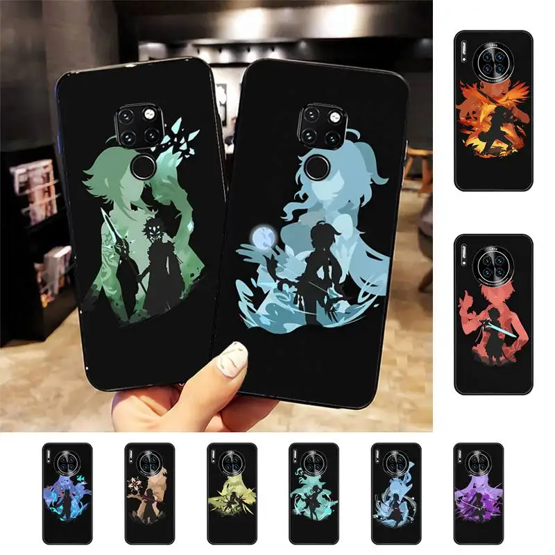 

Lite Civi Genshin Impact Anime Phone Case for Huawei Mate 20 10 9 40 30 lite pro X Nova 2 3i 7se